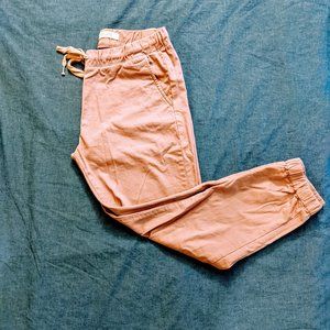 Pink Jogger Chinos